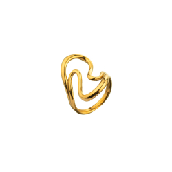 Anillo Acero Liso Anillo Acero - Ola 28 mm - T12,T14,T16,T18 - Color Oro y Color Plata