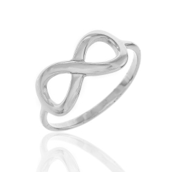 Anillo Plata Lisa Anillo Liso Infinity