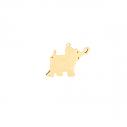 Charm Plata Lisa Charm - Elefante 10*11mm