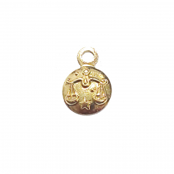 Charm Plata Lisa Charm - Libra - 8mm