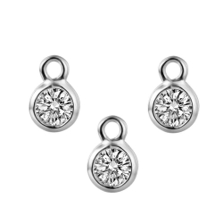 Charm Plata Circonita Charm - Circonita - 4mm